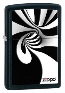 Aansteker Zippo Spiral Black and White 26452