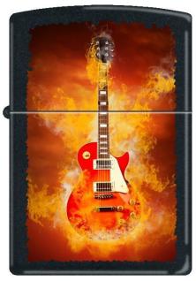 Aansteker Zippo Flaming Guitar 0232