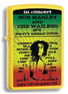 Aansteker Zippo Bob Marley 1975 Tour 24993