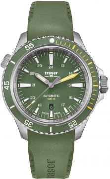  Traser P67 Diver Automatic Green 110327 horloge