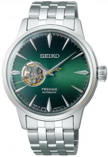  Seiko SSA441J1 Presage Automatic Open Heart Cocktail Time Grasshopper horloge