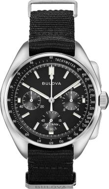 Bulova Lunar Pilot Quartz Chronograph 96A225 horloge  Bulova Lunar Pilot Quartz Chronograph 96A225 horloge
