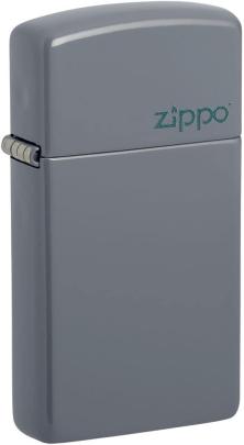  Zippo Slim Flat Grey Zippo Logo 49527ZL aansteker