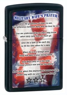 Aansteker Zippo Military Wife Prayer 26418