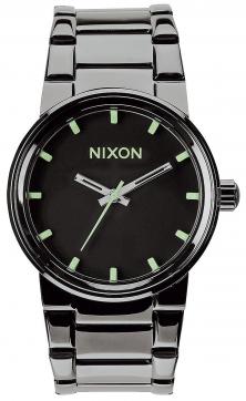 Horloge Nixon Cannon Polished Gunmetal Lum A160 1885