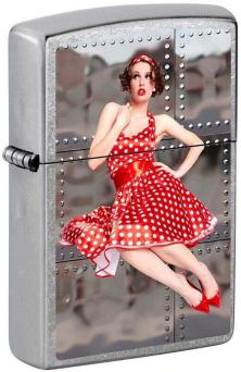  Zippo Pin Up Girl Polka Dot 3628 aansteker