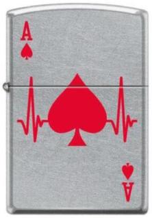  Zippo Heartbeat Ace Design 4358 aansteker