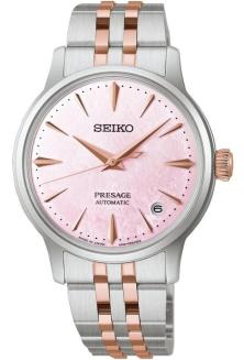  Seiko SRPM06J1 Presage Automatic Cocktail Time Sakura Aviation Limited Edition 9 000 pcs horloge