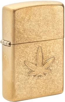  Zippo Stamped Leaf Cannabis 49569 aansteker