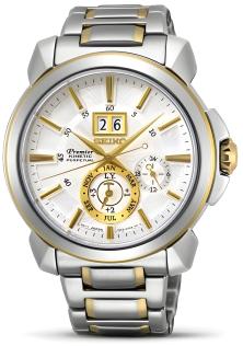  Seiko SNP166P1 Premier Kinetic Perpetual Calendar horloge