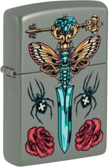  Zippo Gothic Dagger Spider Butterfly 49860 aansteker