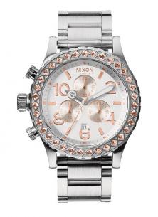Horloge Nixon 42-20 Chrono Silver/Champagne/Crystal A037 1519