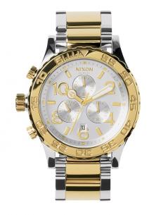 Horloge Nixon 42-20 Chrono Silver/Champagne/Gold A037 1431