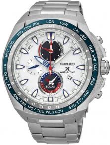  Seiko SSC485P1 Prospex Solar Chronograph World Time horloge