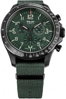  P67 Officer Pro Chronograph Khaki Steel 109463 horloge