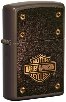  Zippo Harley Davidson Leather Design 49466 aansteker