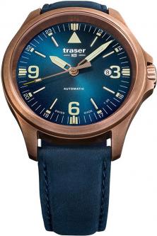 Traser P67 Officer Pro Automatic Bronze Blue 108074 horloge