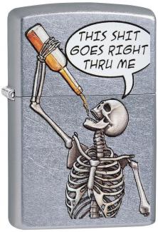  Zippo Drinking Skeleton 29613 aansteker