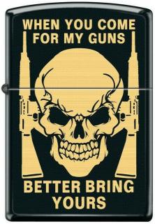  Zippo When You Come For My Guns Better Bring Yours 2709 aansteker