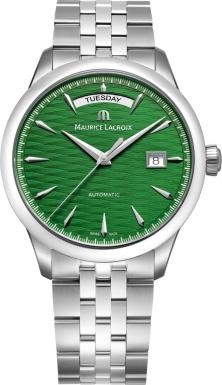  Maurice Lacroix 1975 Automatic Day Date Vagues du Jura Limited Edition 756058-SS002-630-1 horloge