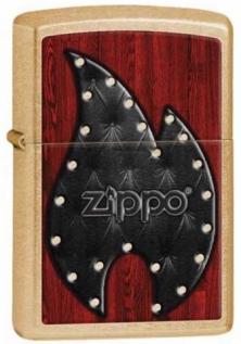 Aansteker Zippo Leather Flame 28139