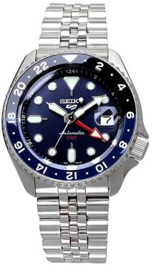  Seiko SSK003K1 5 Sports Automatic GMT Series horloge