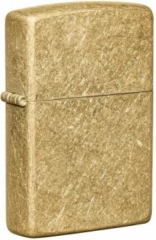  Zippo Tumbled Brass 49477 aansteker