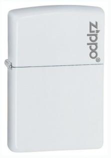 Aansteker Zippo Logo White Matte 214ZL