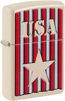  Zippo Americana Flat Sand Design 48204 aansteker