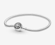  Pandora Moments Halo Snake Chain 590038C01-19 armband