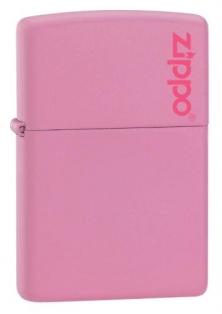 Aansteker Zippo Pink Matte W/Logo 238ZL