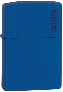 Aansteker Zippo Royal Blue Matte Logo Zippo 229ZL