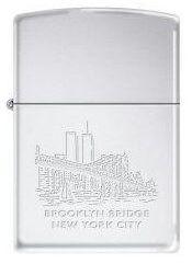 Aansteker Zippo Brooklyn Bridge WTC Towers 2274