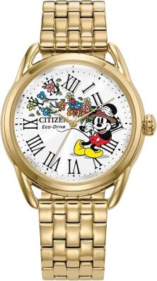 Citizen FE7093-57W Eco-Drive Disney Mickey Mouse Flowers horloge