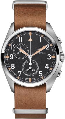  Hamilton Khaki Aviation Pilot Pioneer Quartz Chronograph H76522531 horloge