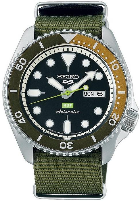  Seiko SRPJ19 5 Sports HUF Skateboarding Limited Edition 1 000 pcs horloge