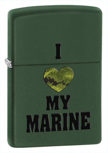 Aansteker Zippo I Love My Marine 28338