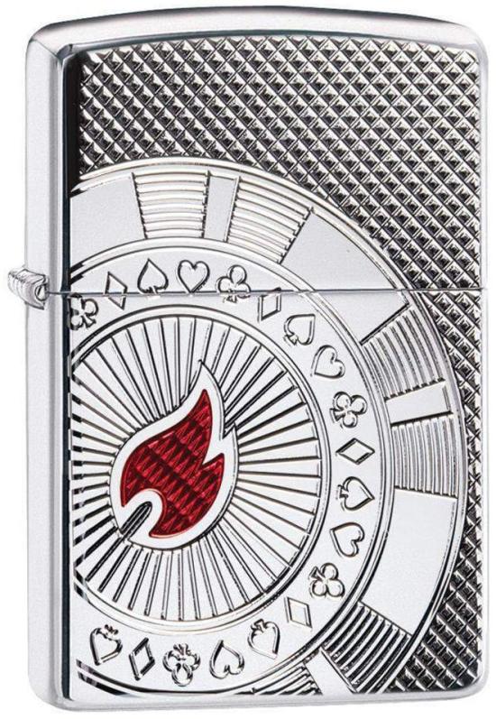  Zippo Poker Chip Design 49058 aansteker