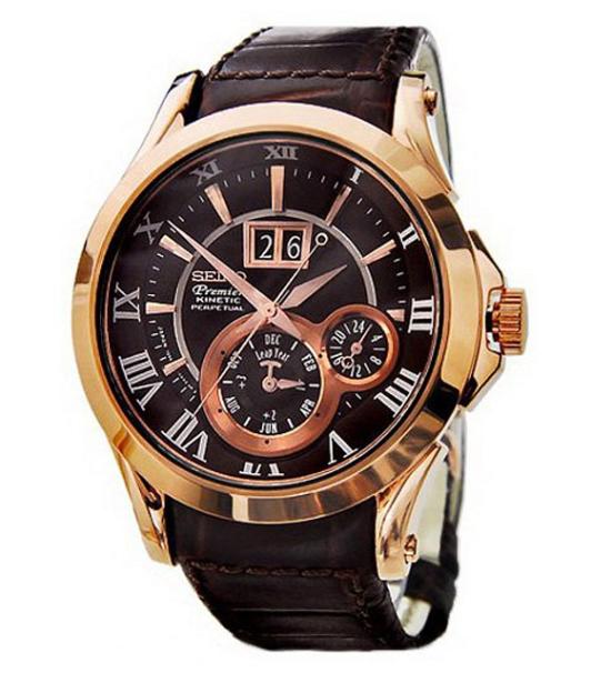 Horloge Seiko SNP038P1 Premier Kinetic Perpetual