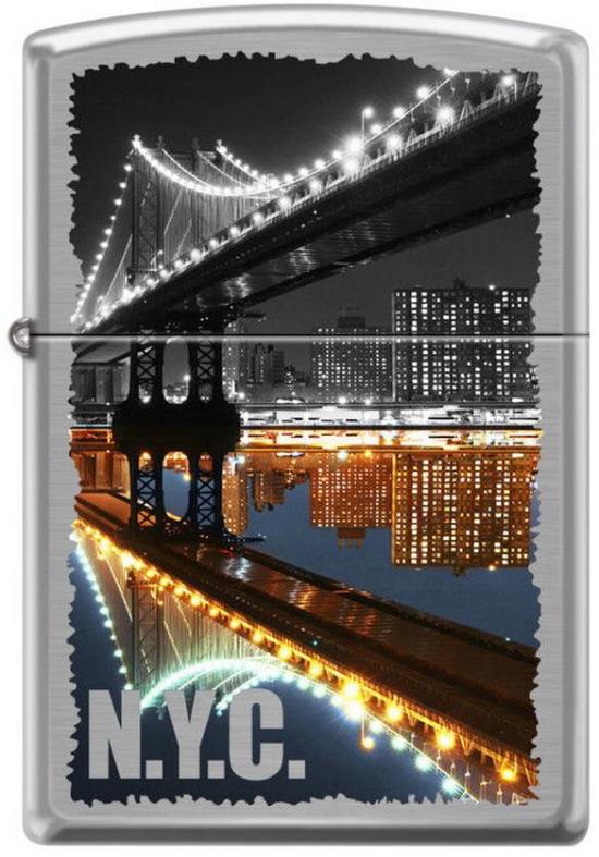  Zippo New York City Manhattan Bridge 7841 aansteker