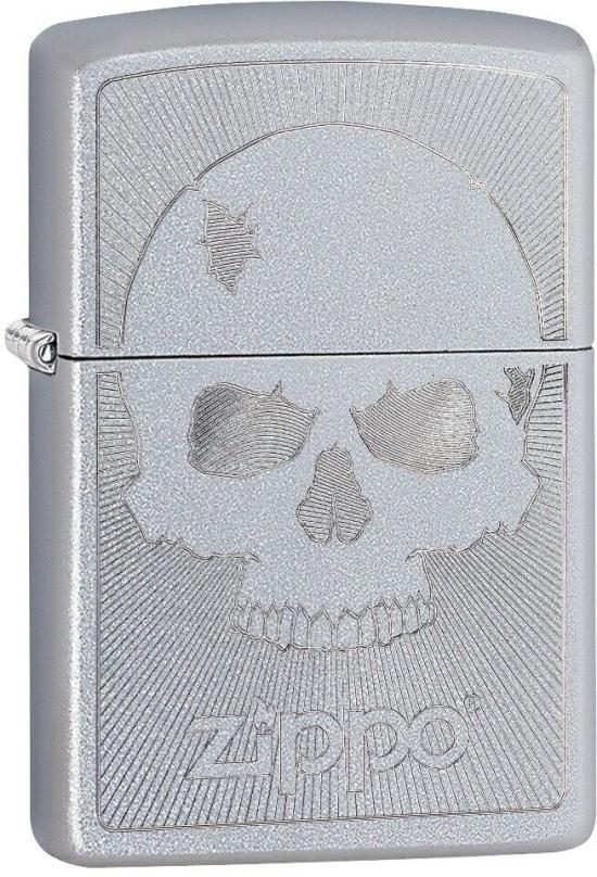  Zippo Skull With Lines 29858 aansteker