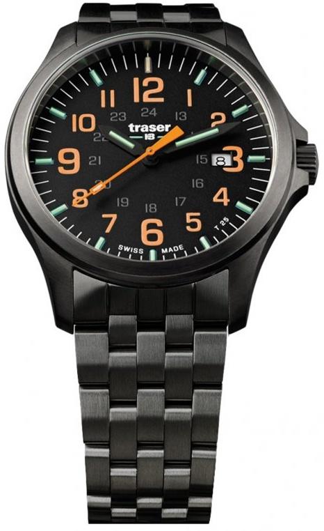  Traser P67 Officer Pro GunMetal Black/Orange 107870 horloge