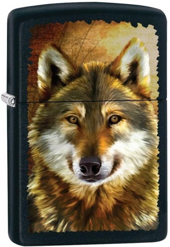  Zippo Painted Wolf 0918 aansteker
