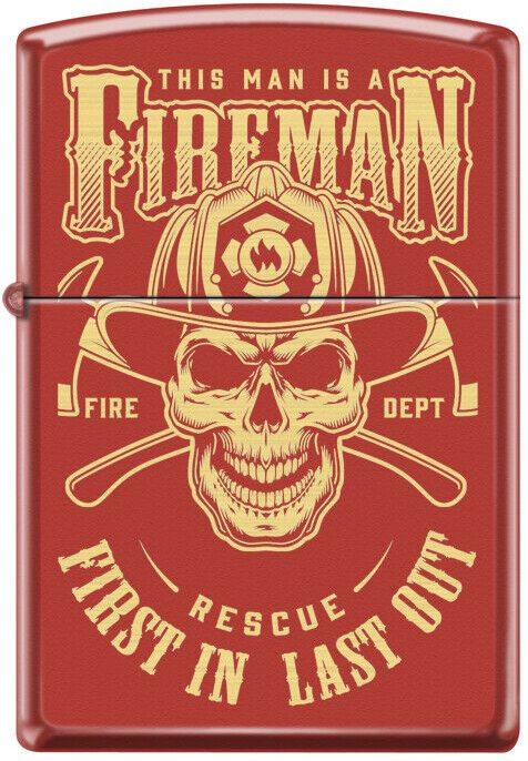  Zippo Fireman Skull 3363 aansteker