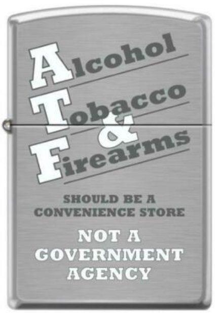 Zippo Alcohol, Tobacco and Firearms 4371 aansteker
