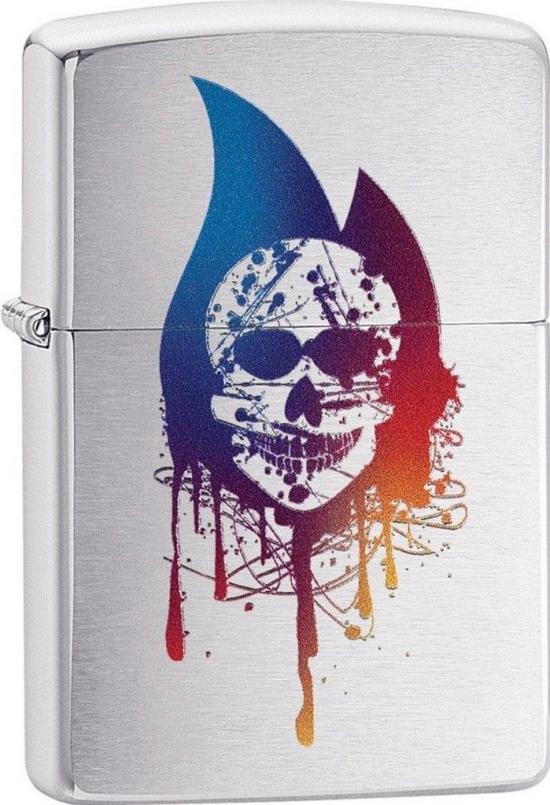  Zippo Skull Flame 29721 aansteker