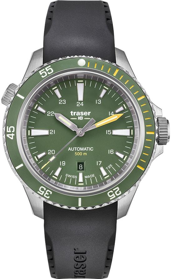  Traser P67 Diver Automatic Green 110326 horloge