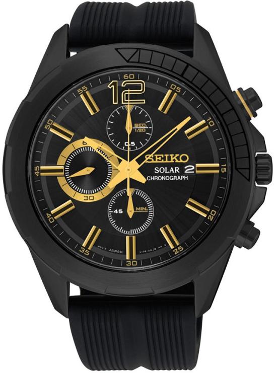 Horloge Seiko Solar SSC385 Recraft