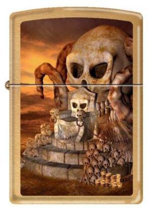 Aansteker Zippo Skull Throne 0090