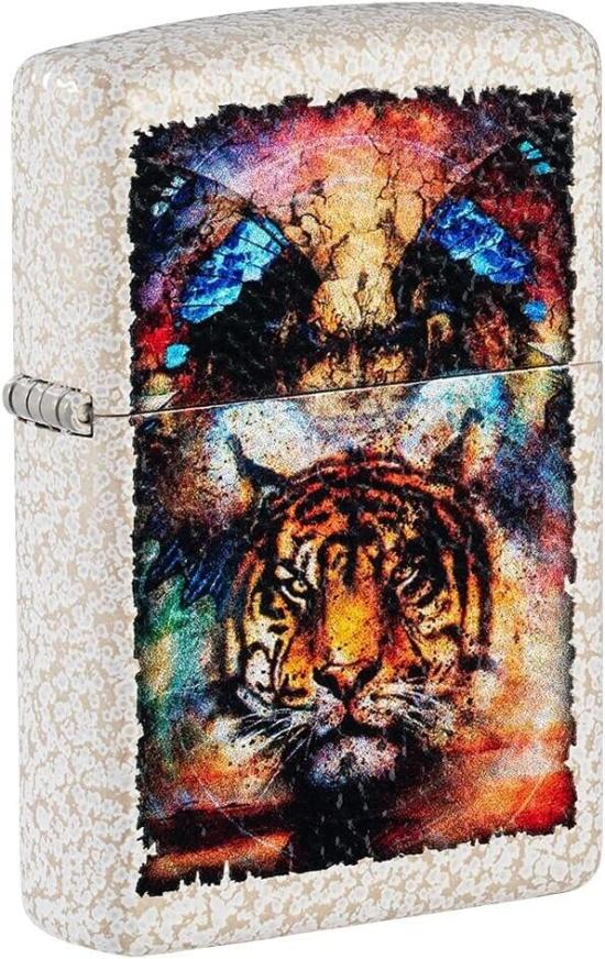  Zippo Psychedelic Tiger Design Mercury Glass 49579 aansteker